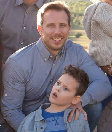 Matthew Might with Bertrand Might in September 2013.