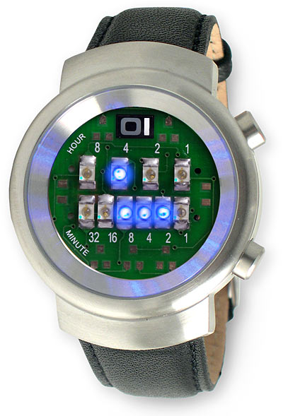 Digital store binary watch